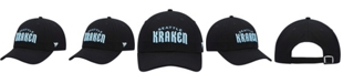 Fanatics Men's Black Seattle Kraken Wordmark Adjustable Hat